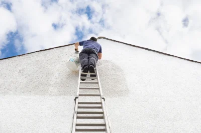 Peinture extérieure à Baudres — façades et ravalement